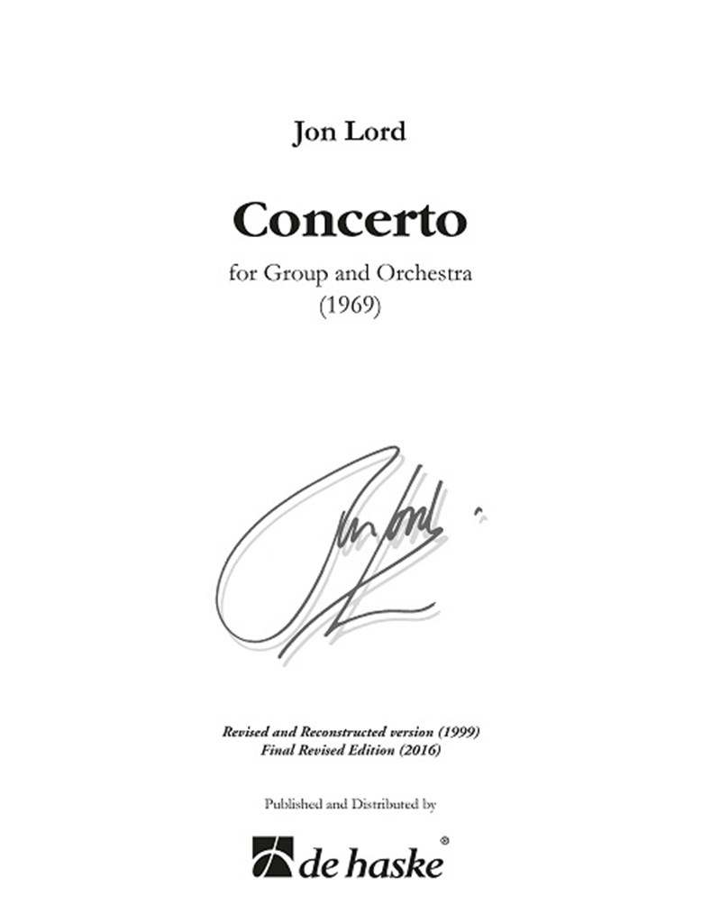 Concerto for Group and Orchestra